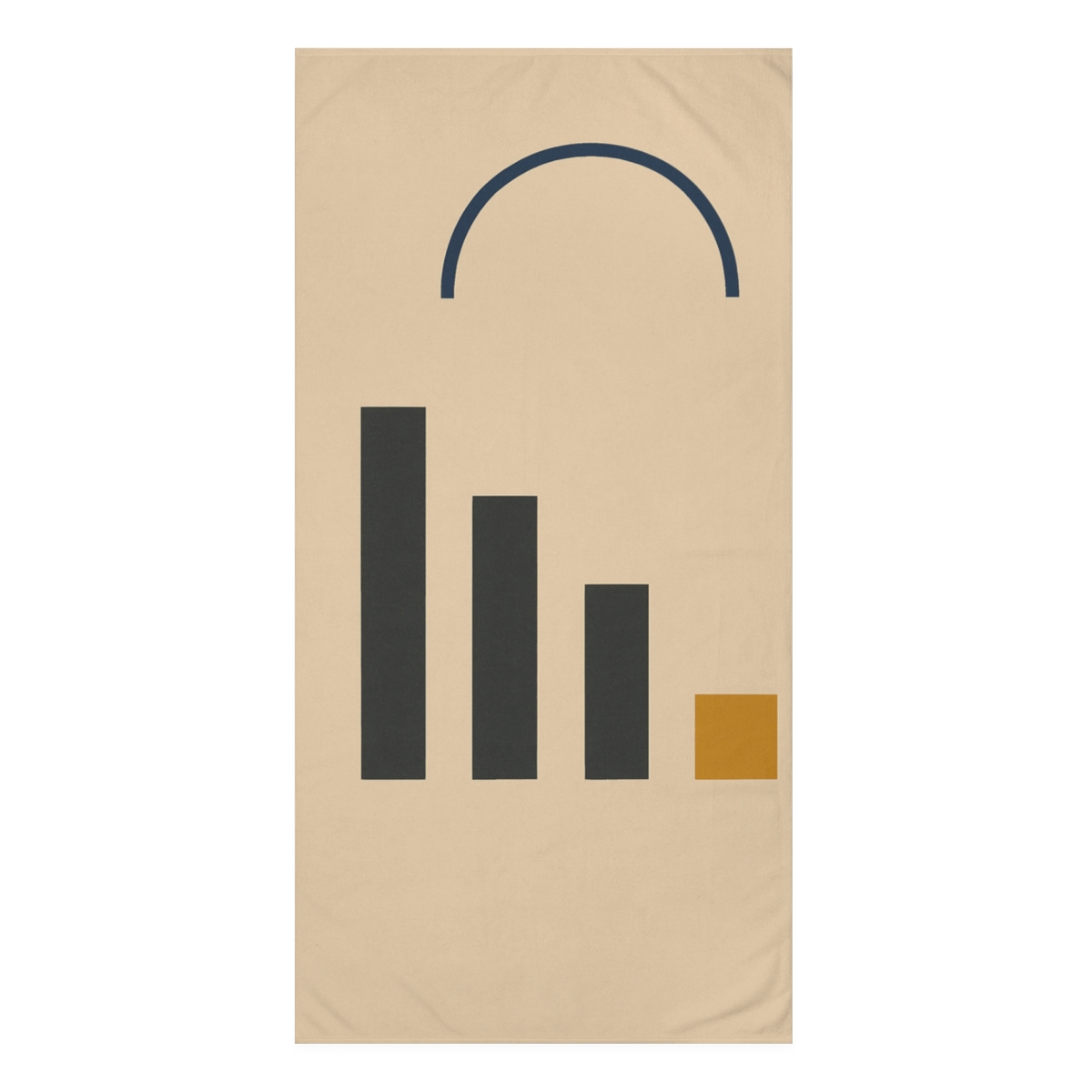 Staggered Bars Under Half Arc unique gift towels