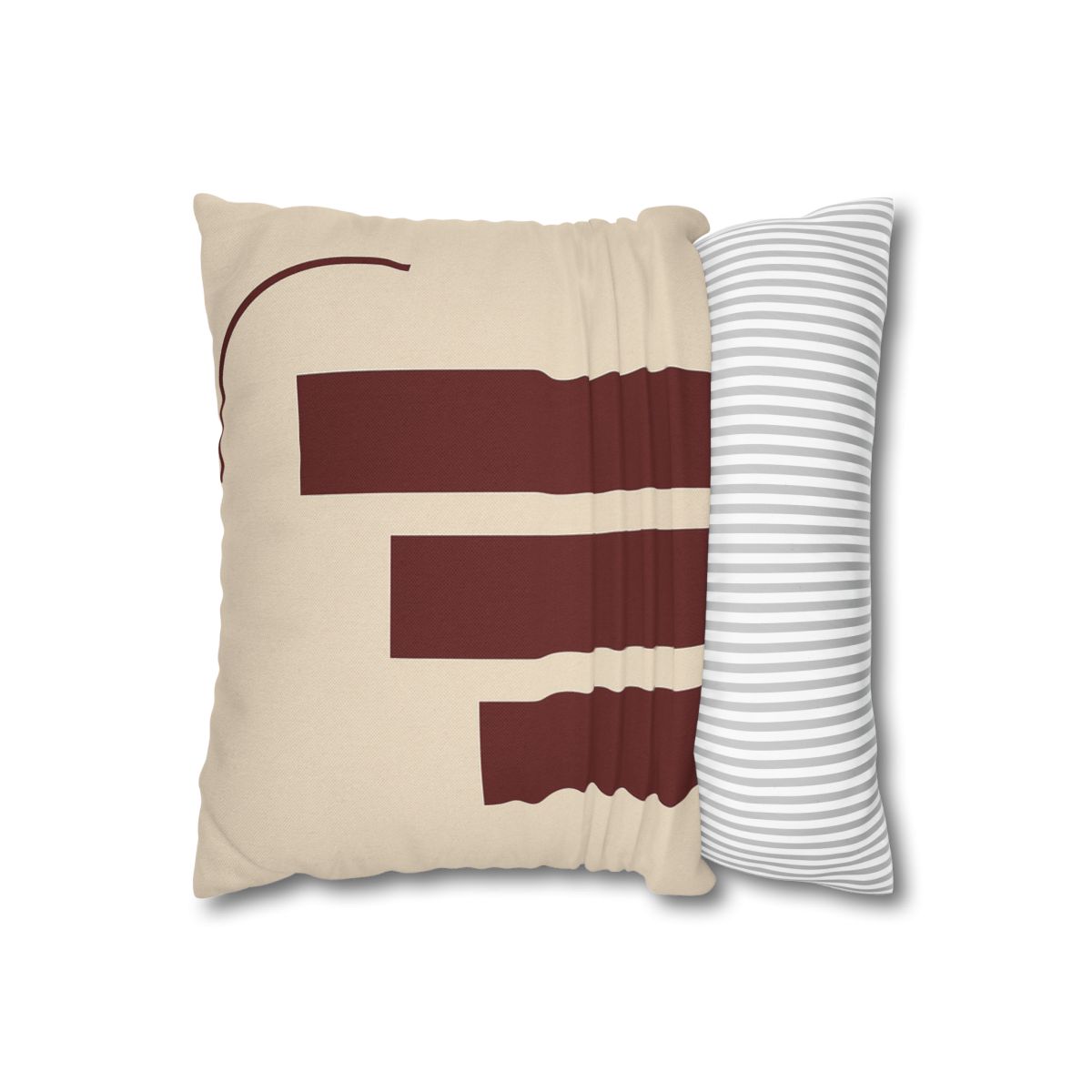 Staggered Bars With Corner Arc custom pillow cases