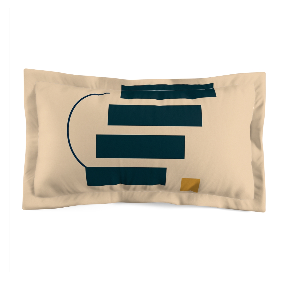 Staggered Bars With Half Arc Anchor personalized decorative pillows