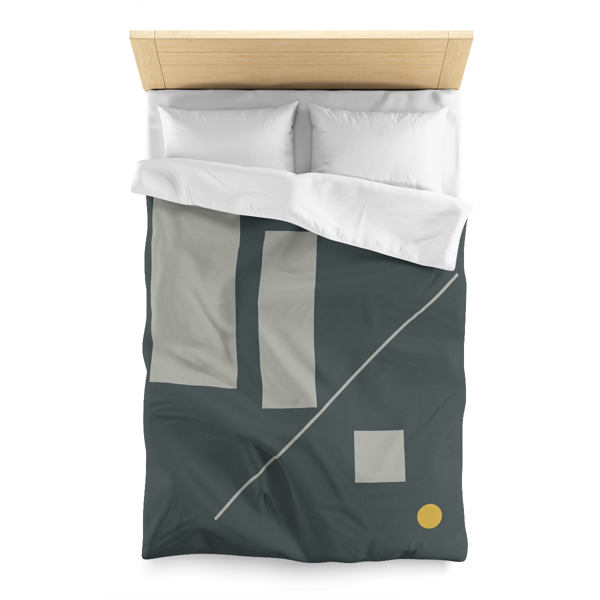 Staggered Blocks With Quiet Diagonal trendy bedroom duvets