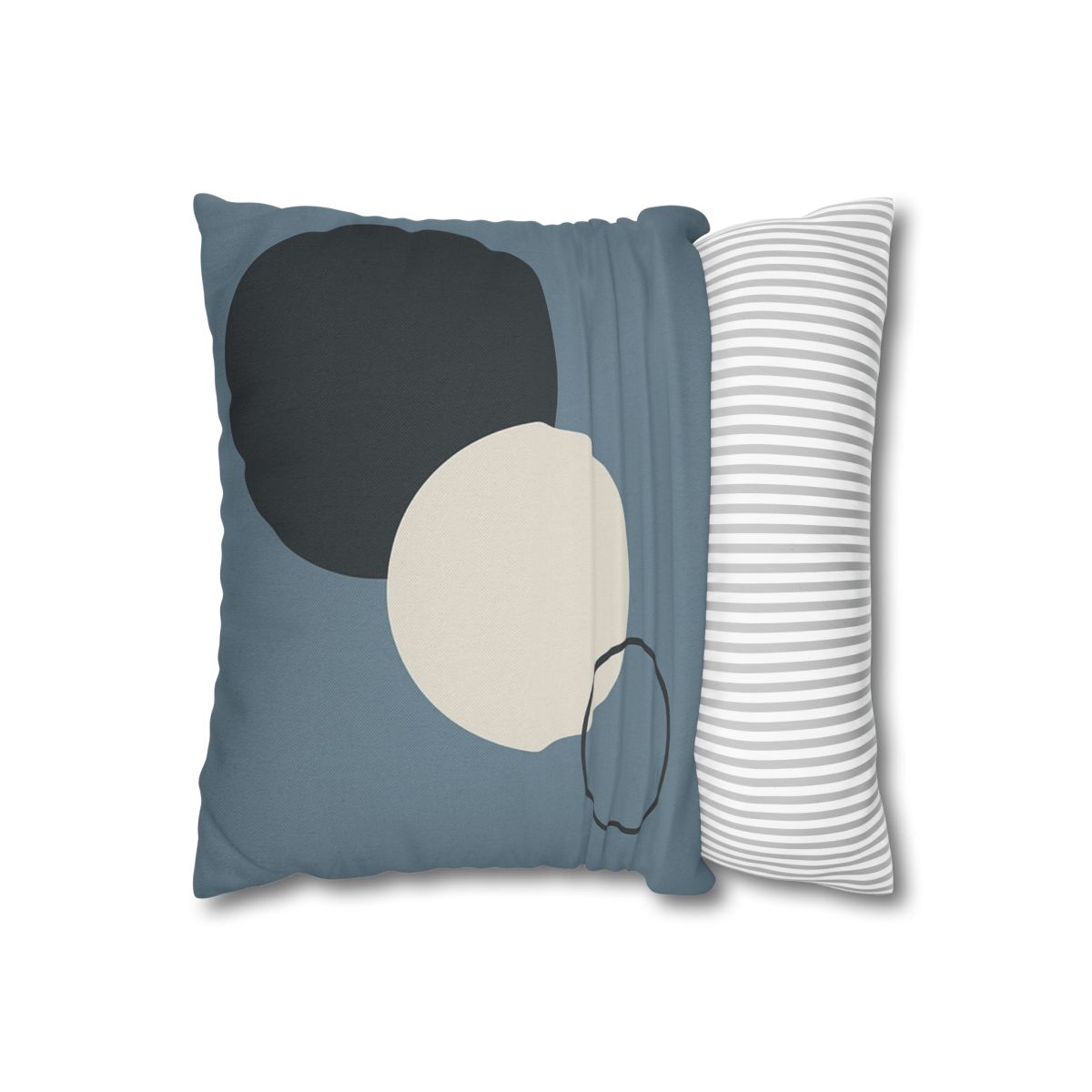 Staggered Circle Trio soft cotton pillow cases