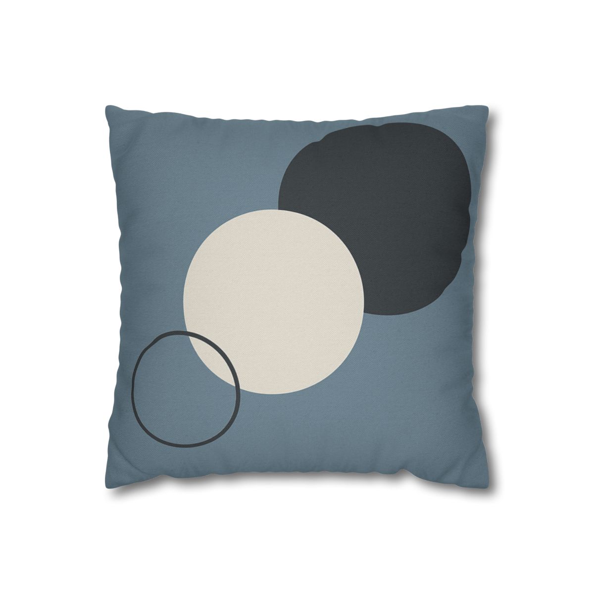 Staggered Circle Trio soft cotton pillow cases