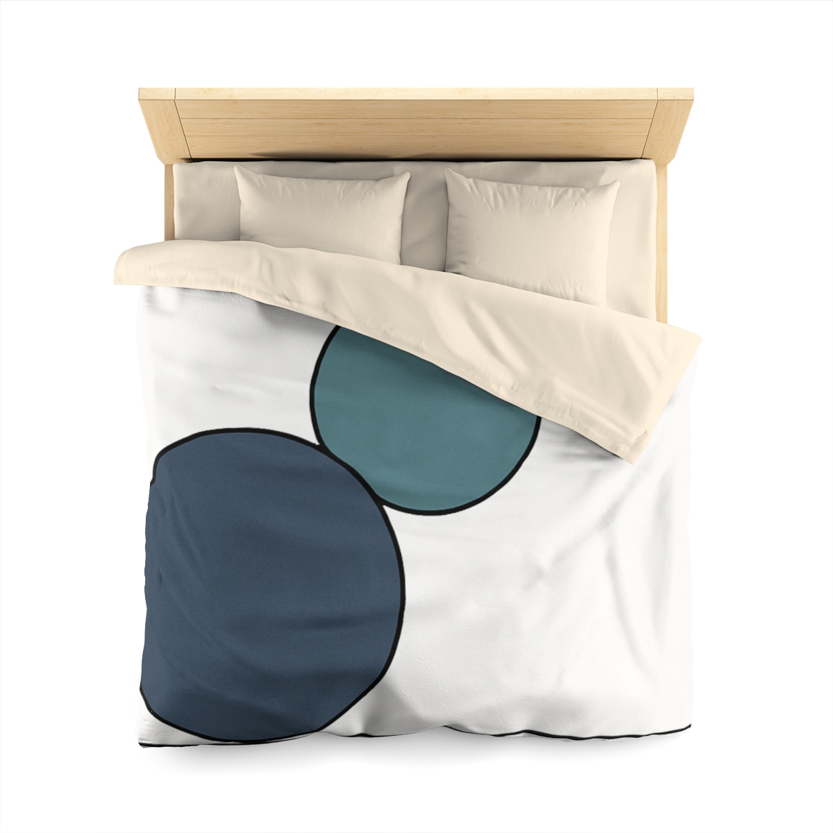 Staggered Circle Trio custom duvets