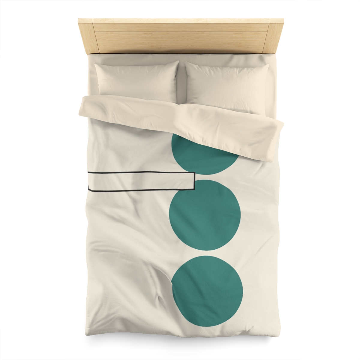 Staggered Circle Trio With Offset Bar warm winter duvets