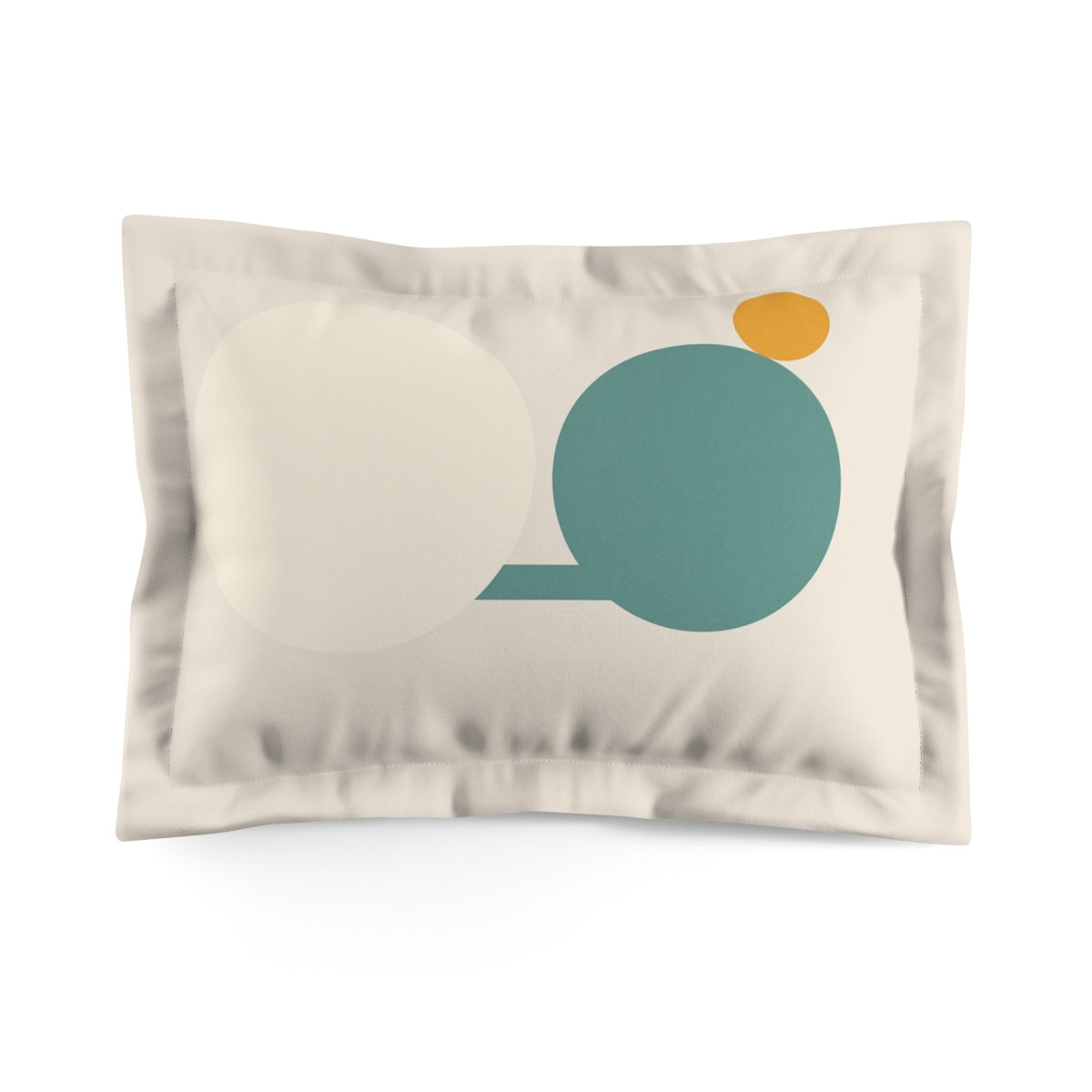 Staggered Circles With Quiet Bridge trendy accent pillows