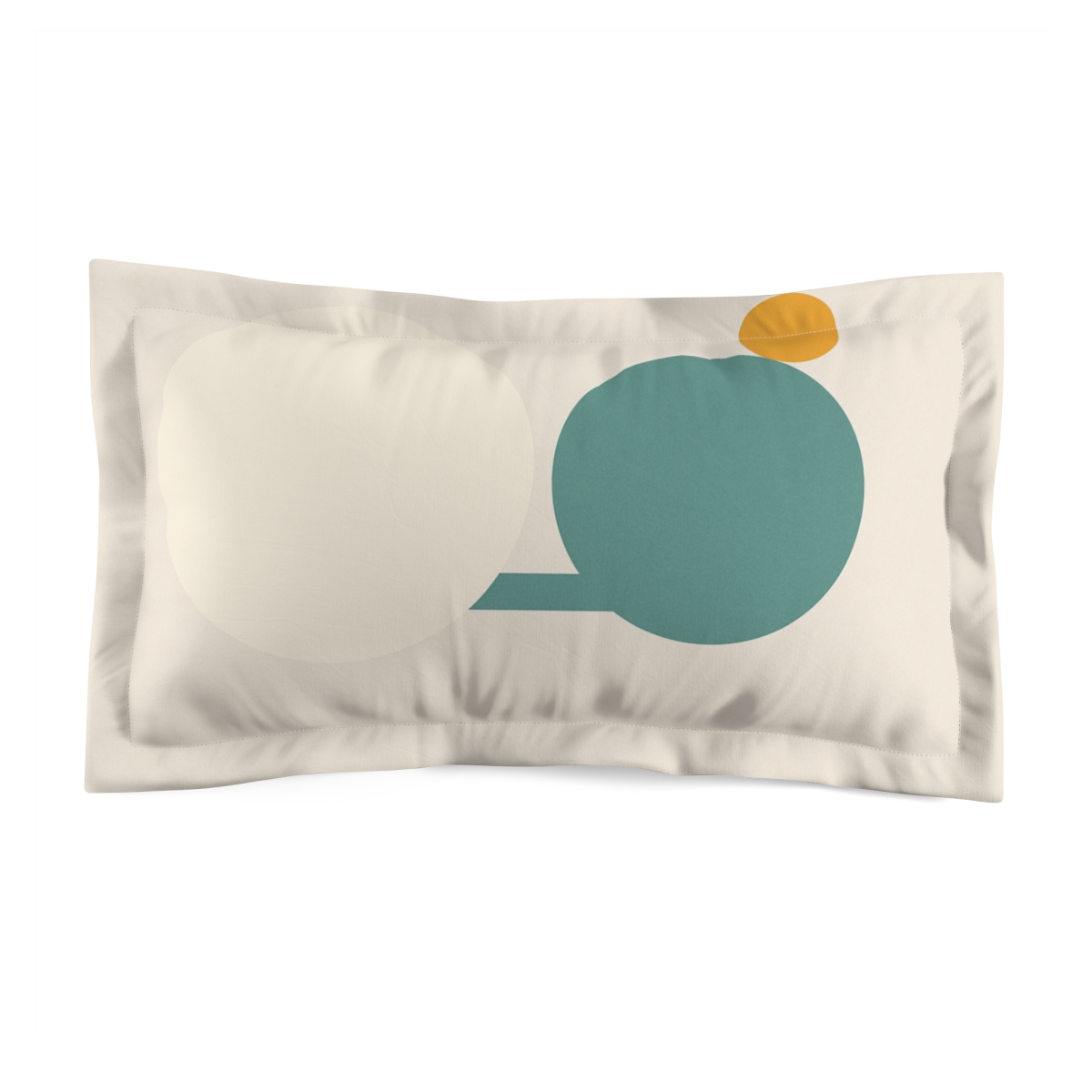 Staggered Circles With Quiet Bridge trendy accent pillows