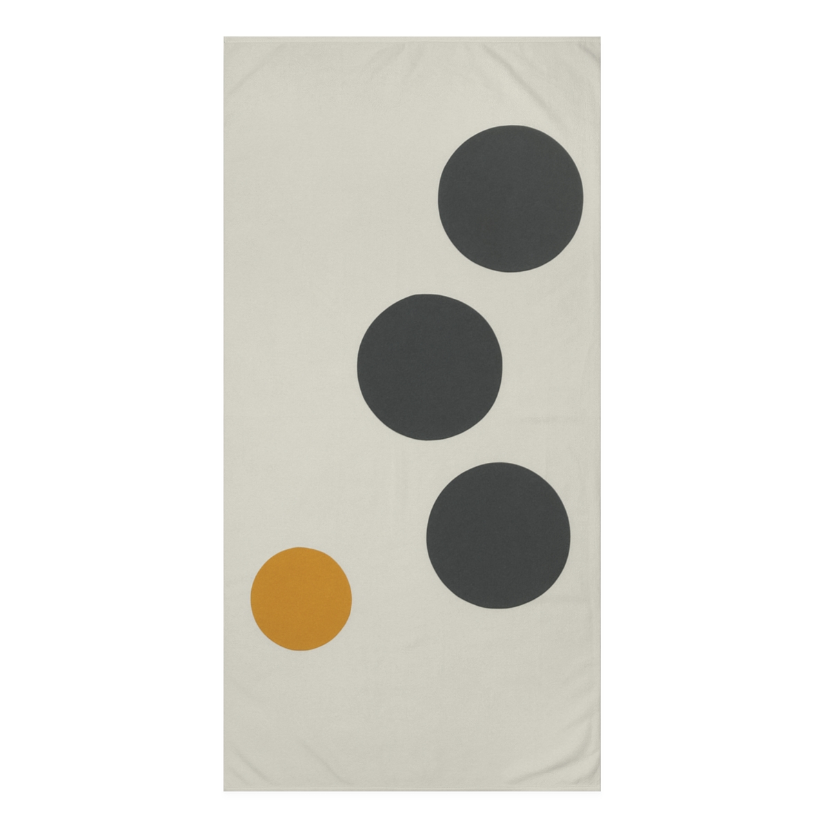 Staggered Circles With Quiet Edge decorative home towelscustom towels