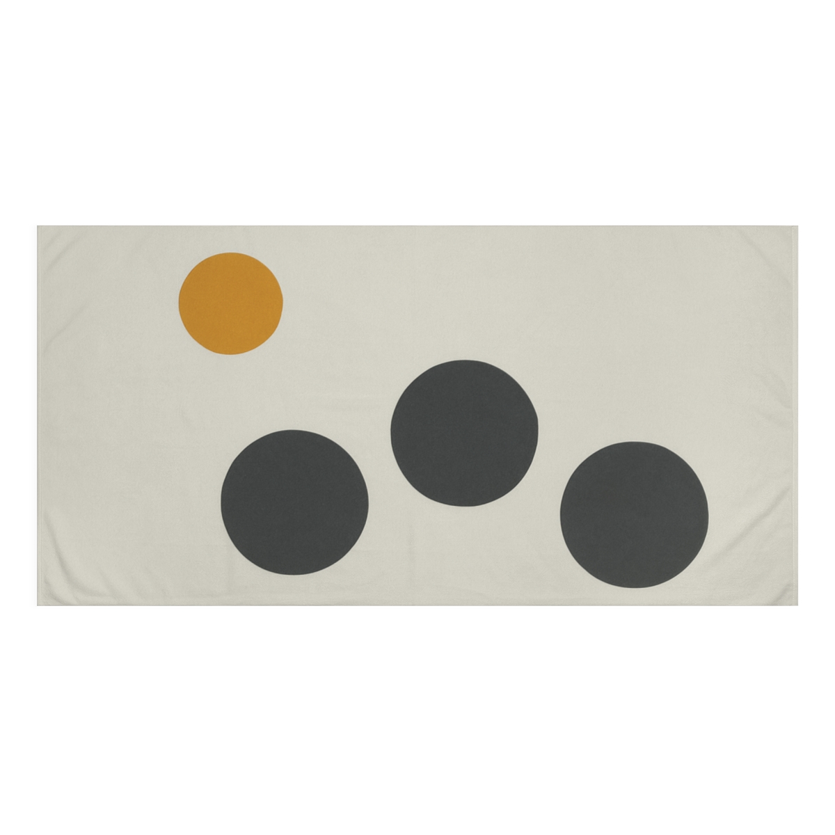 Staggered Circles With Quiet Edge decorative home towelscustom towels
