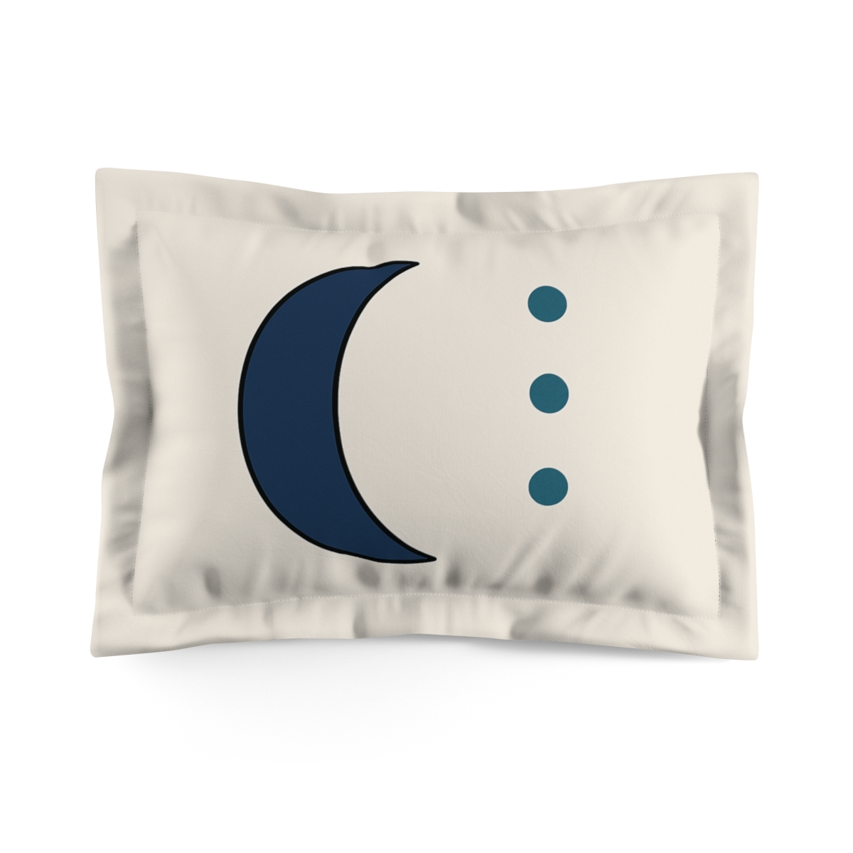 Staggered Crescent And Dot Trio gift pillows for home