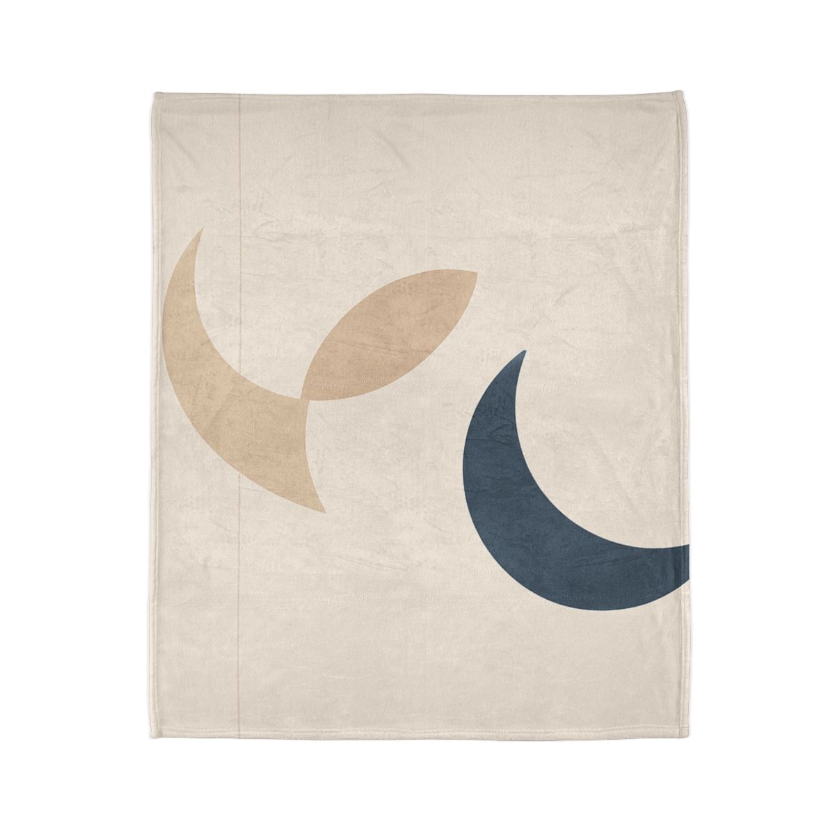 Staggered Crescent Trio decorative home blankets