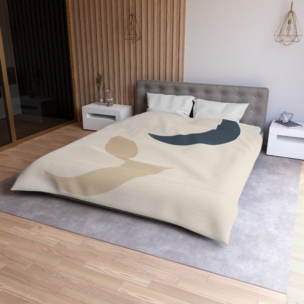 Staggered Crescent Trio warm winter duvets