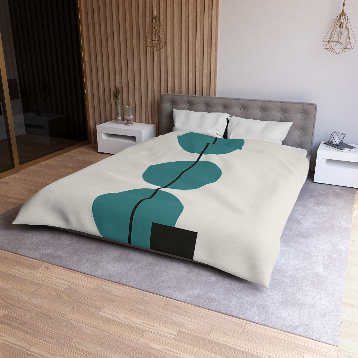 Staggered Discs With Shared Axis personalized bedding duvets