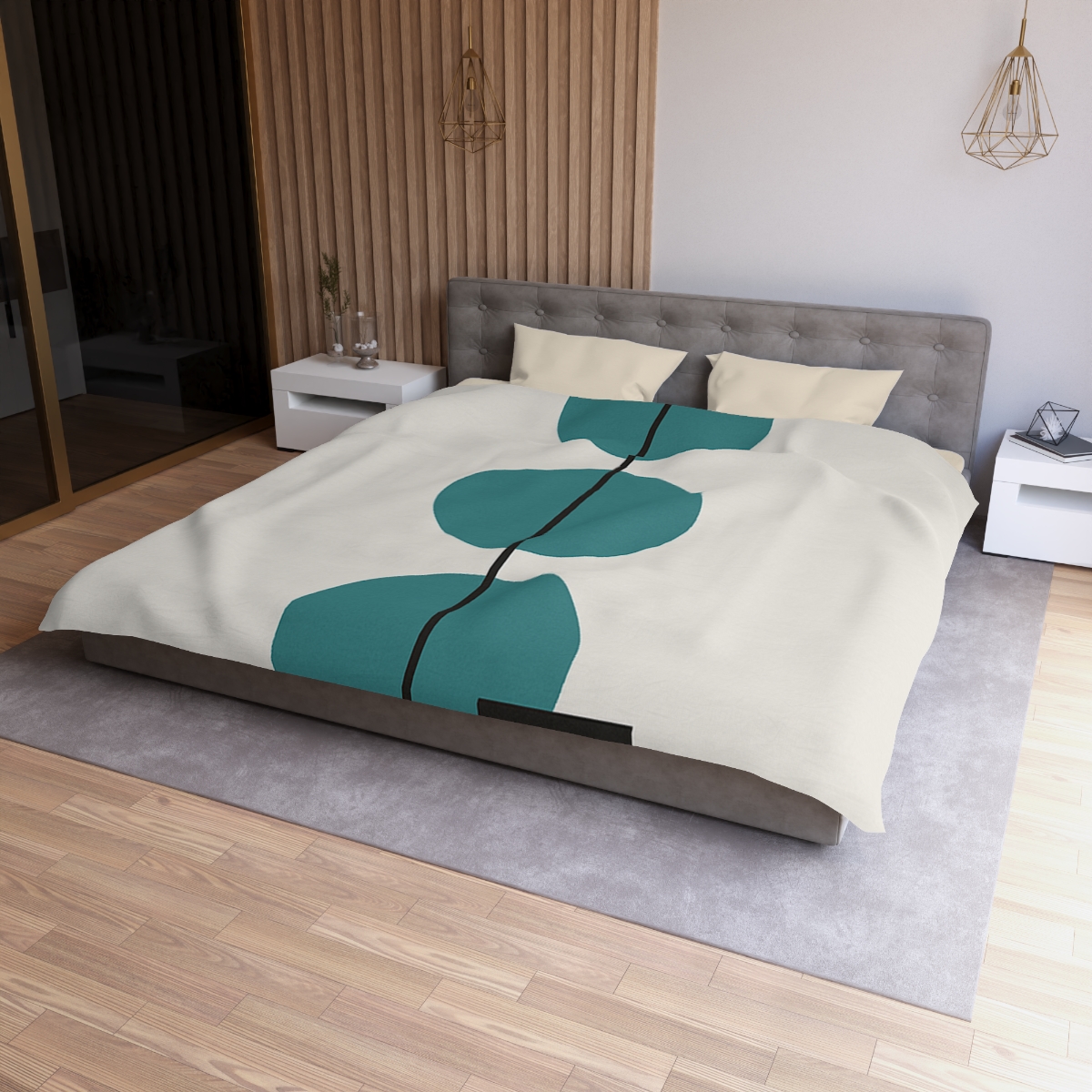 Staggered Discs With Shared Axis personalized bedding duvets