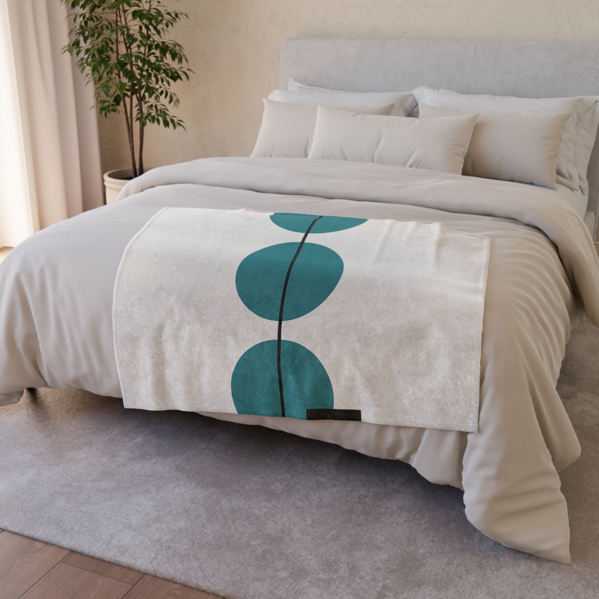 Staggered Discs With Shared Axis trendy patterned blankets