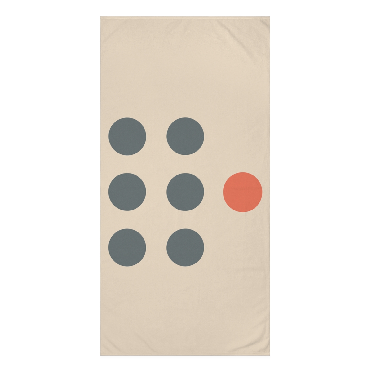 Staggered Dot Grid With Missing Cell decorative home towelscustom towels