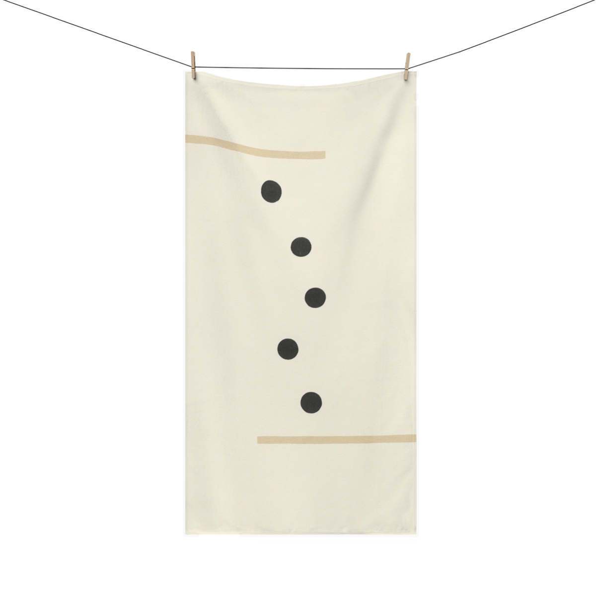 Staggered Dot Ladder trendy hand towels