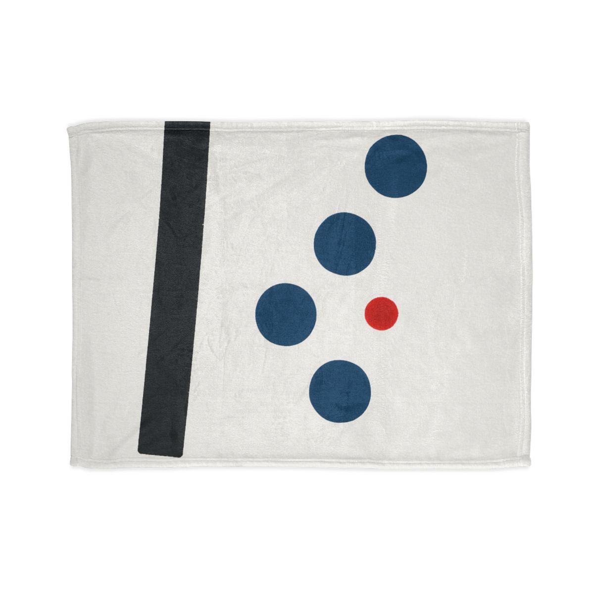Staggered Dots With Leaning Slab decorative home blankets