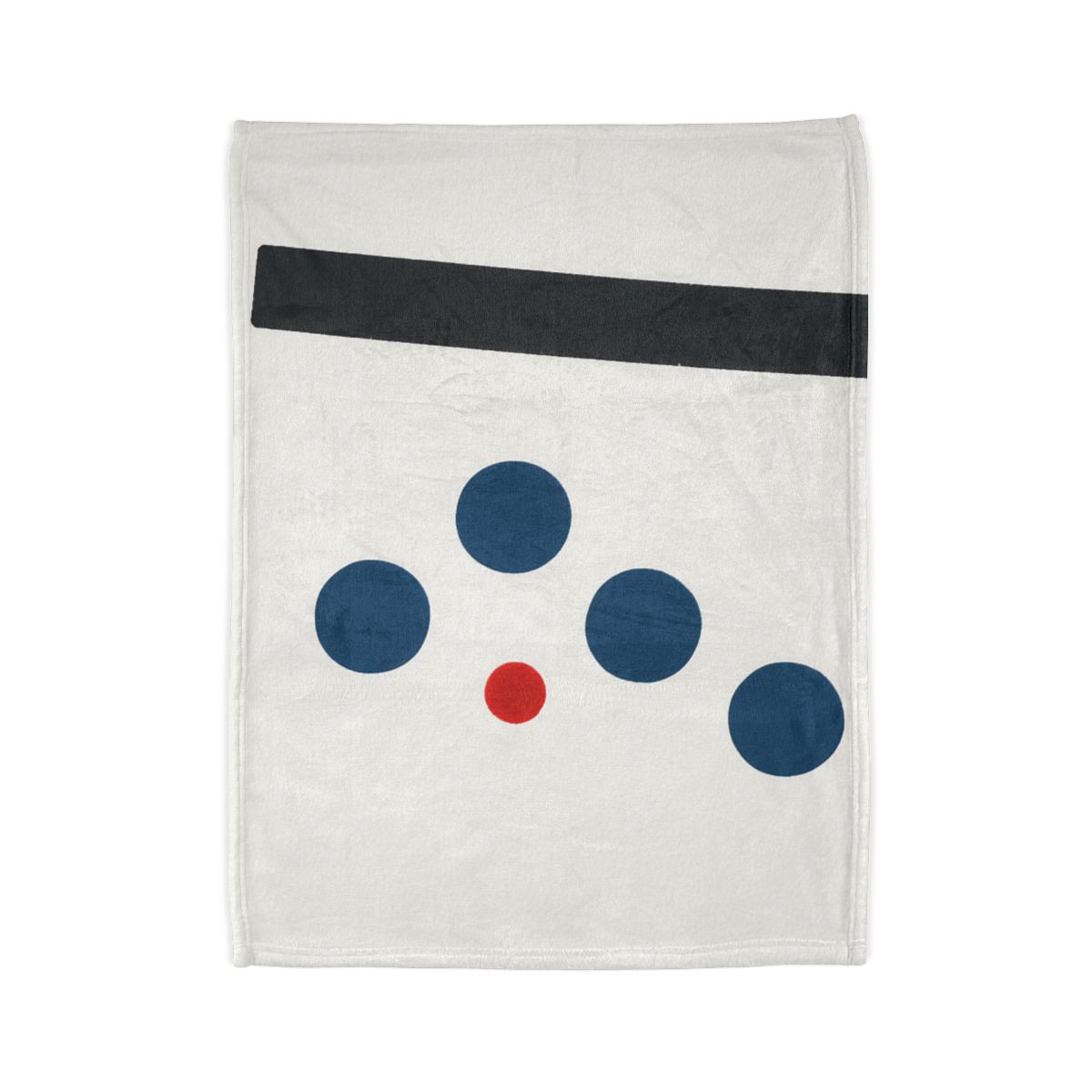 Staggered Dots With Leaning Slab decorative home blankets