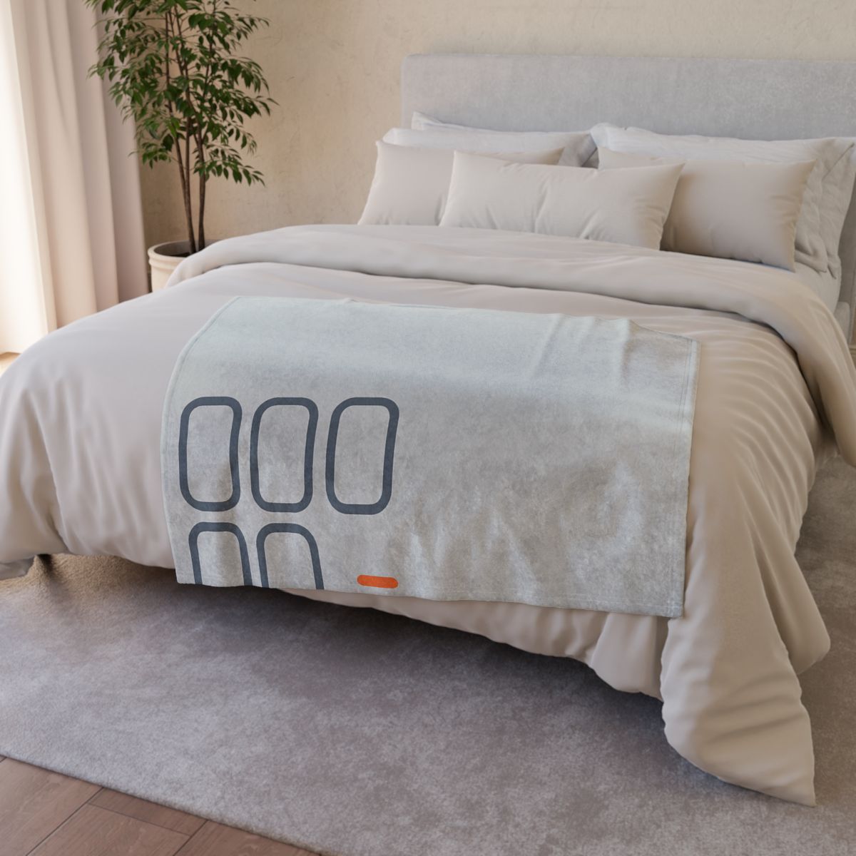Staggered Low Grid With Missing Cell trendy patterned blankets