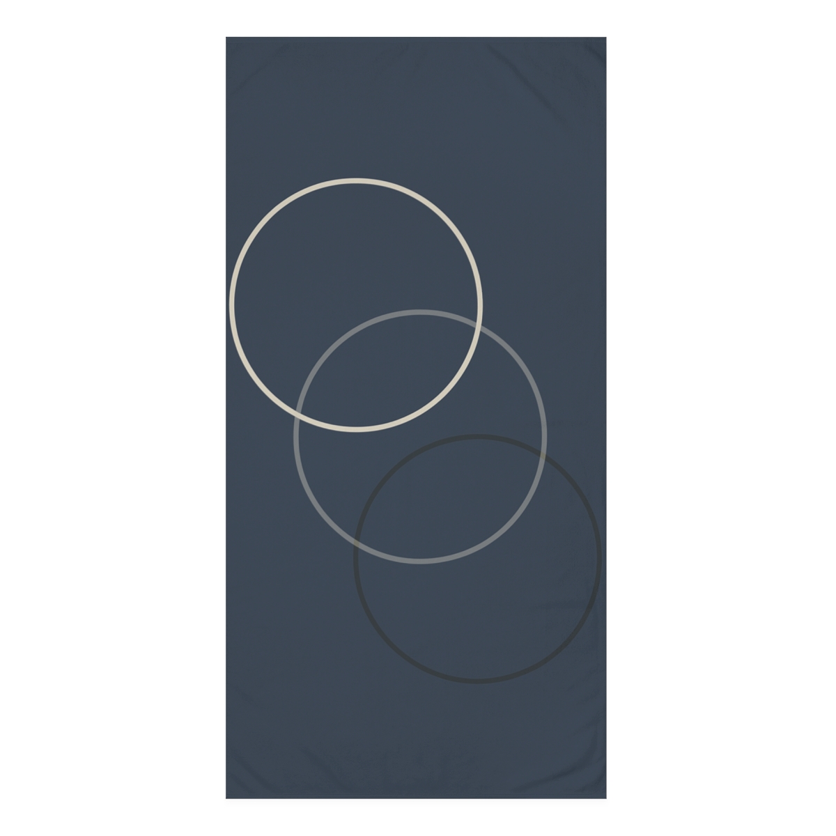 Staggered Lunar Trio trendy hand towels