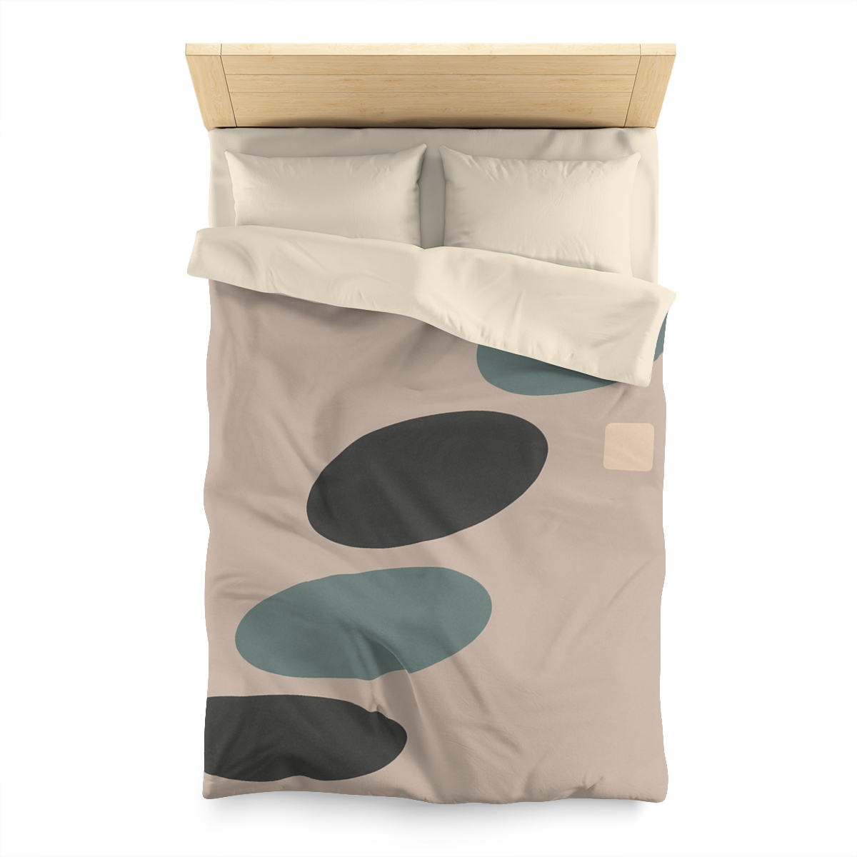 Staggered Ovals With Pause soft comforter duvets