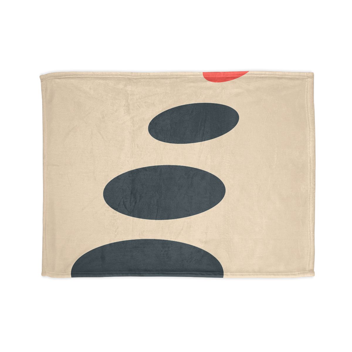 Staggered Ovals With Pause stylish throw blankets