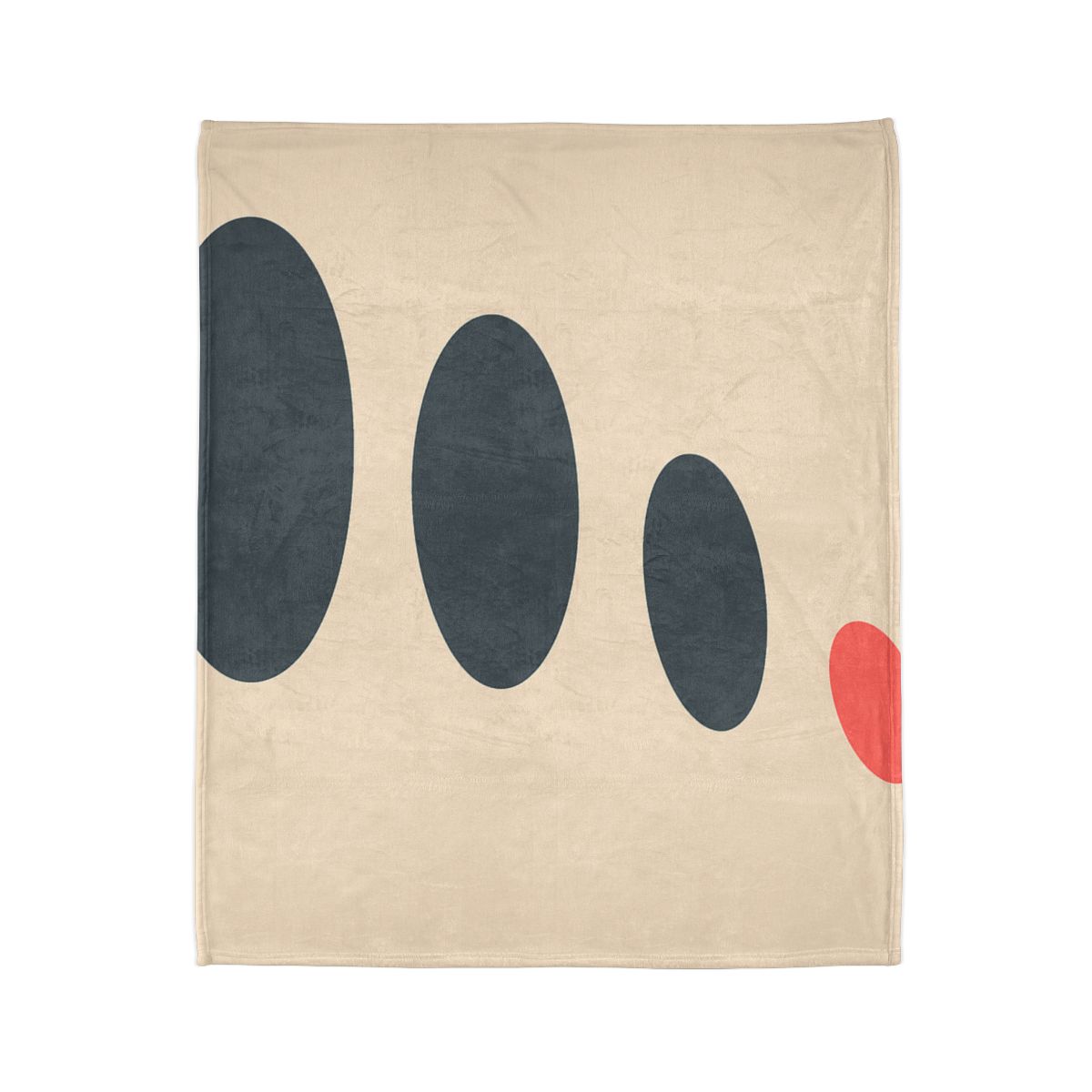 Staggered Ovals With Pause stylish throw blankets
