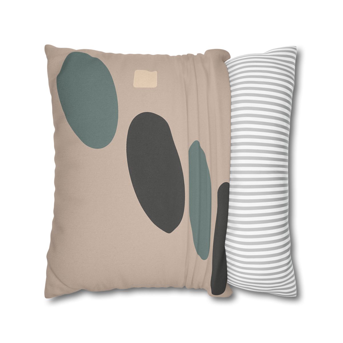 Staggered Ovals With Pause stylish decorative pillowcases