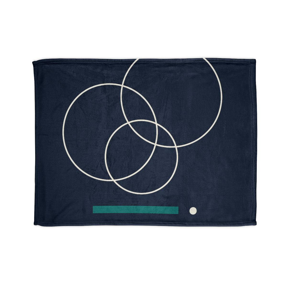 Staggered Rings And Anchored Bar stylish throw blankets