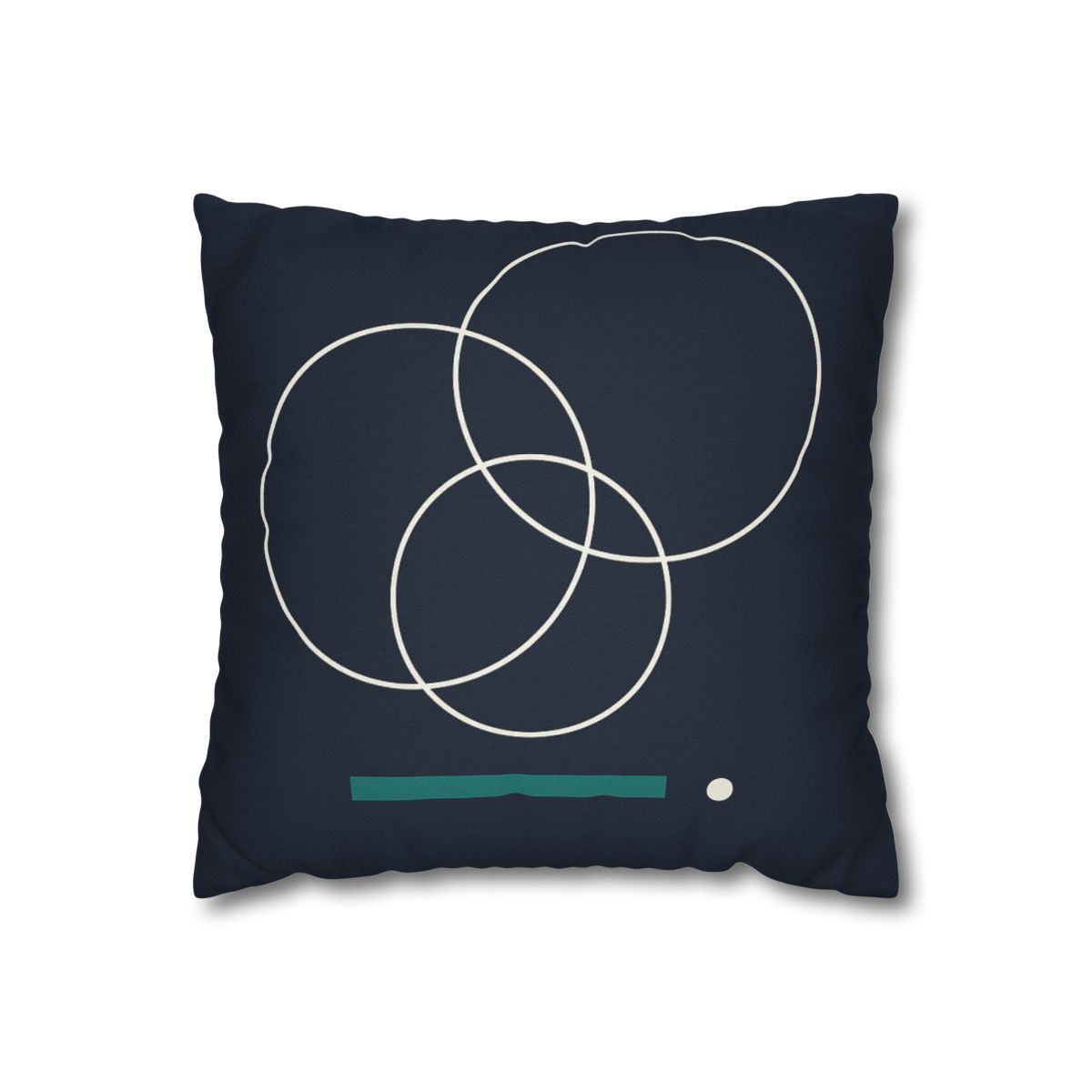 Staggered Rings And Anchored Bar trendy patterned pillow cases