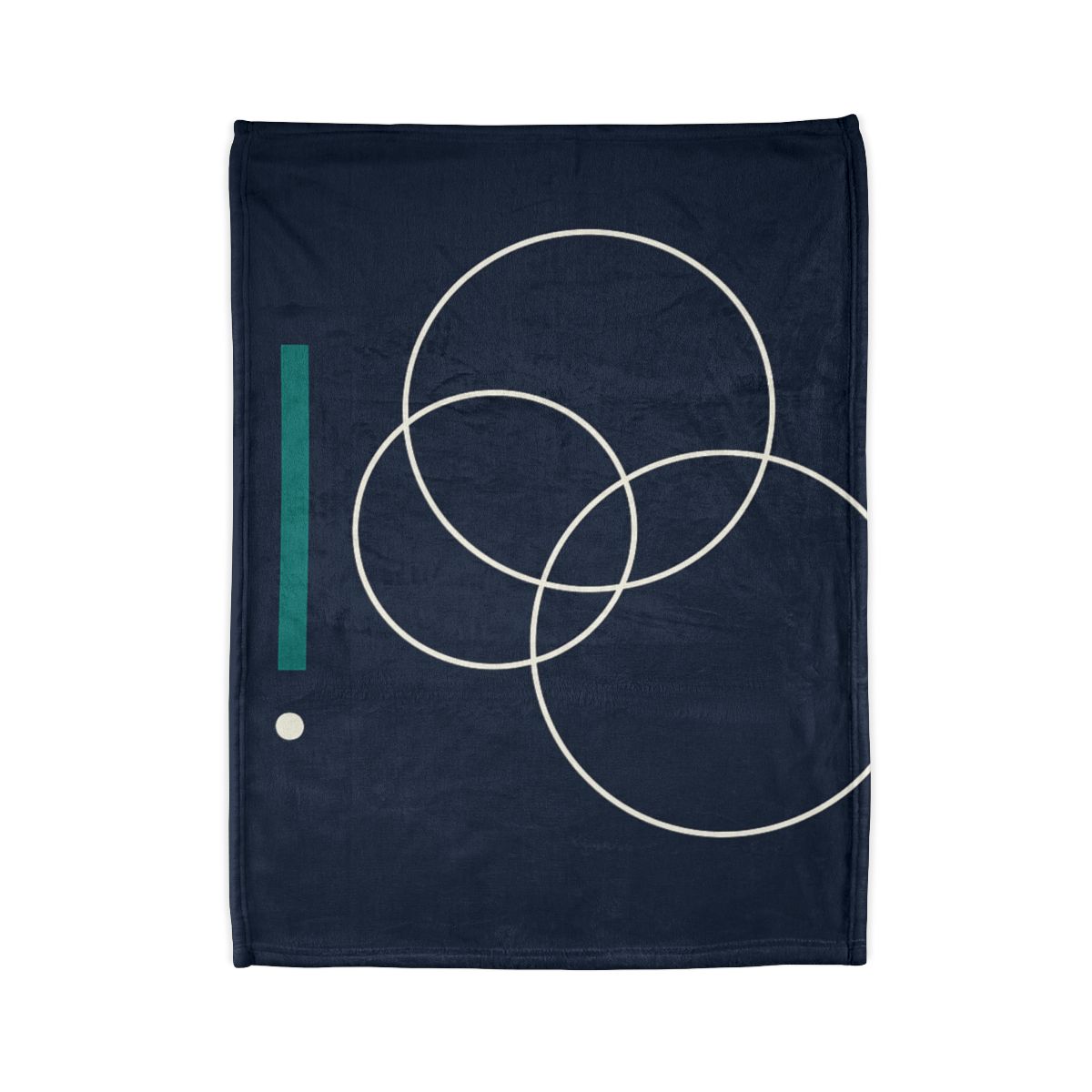 Staggered Rings And Anchored Bar stylish throw blankets