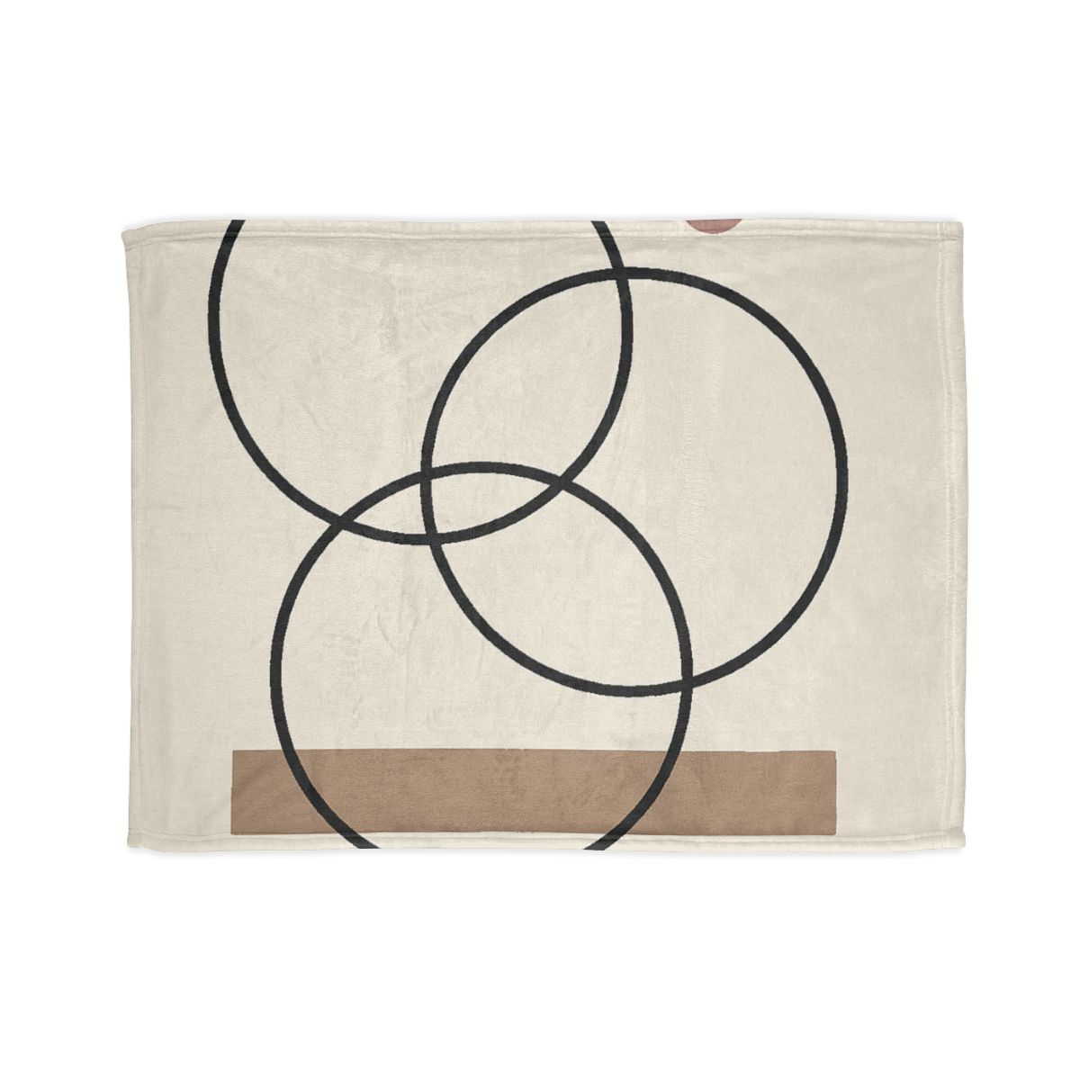 Staggered Rings And Slim Bar decorative home blankets