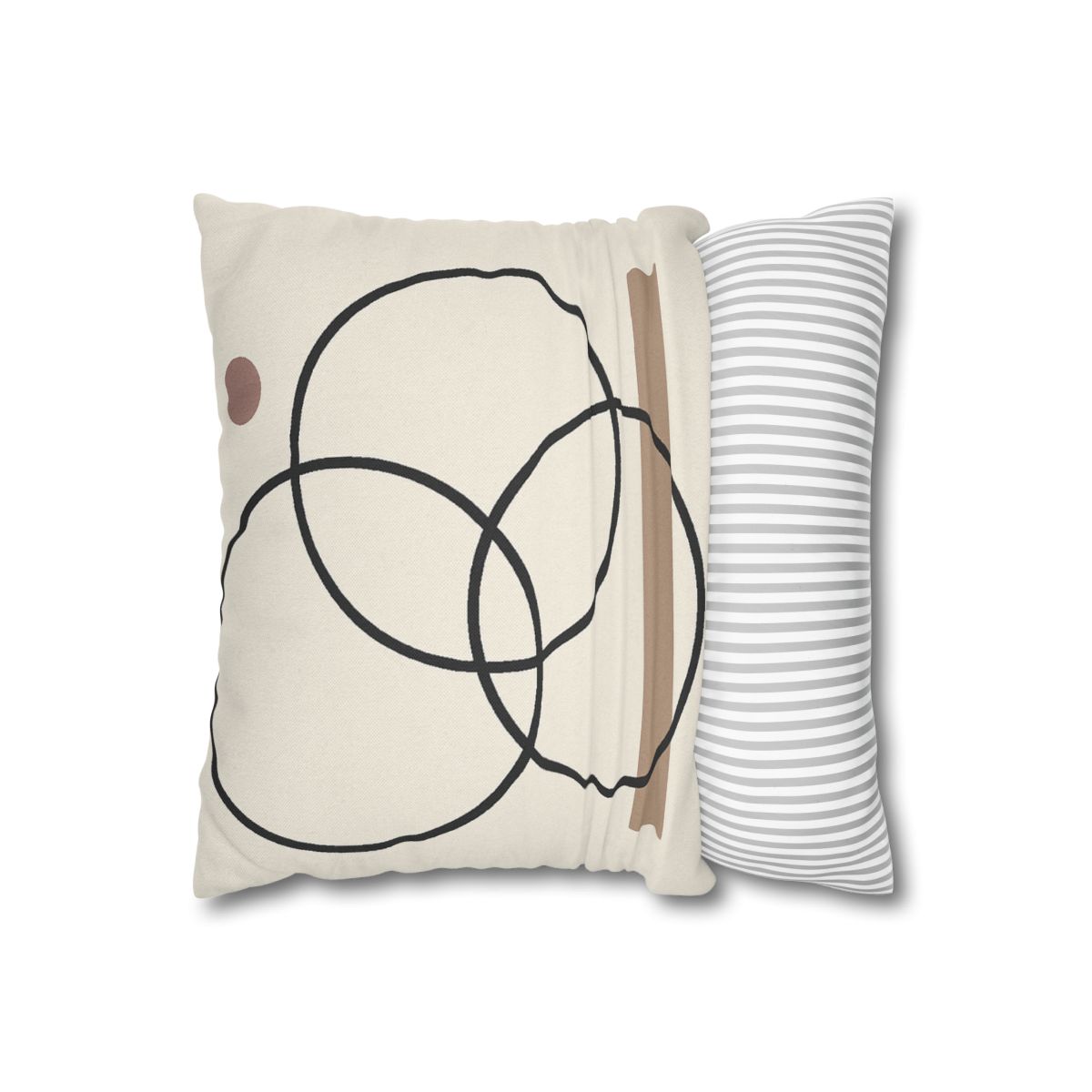 Staggered Rings And Slim Bar comfortable bedding pillow covers