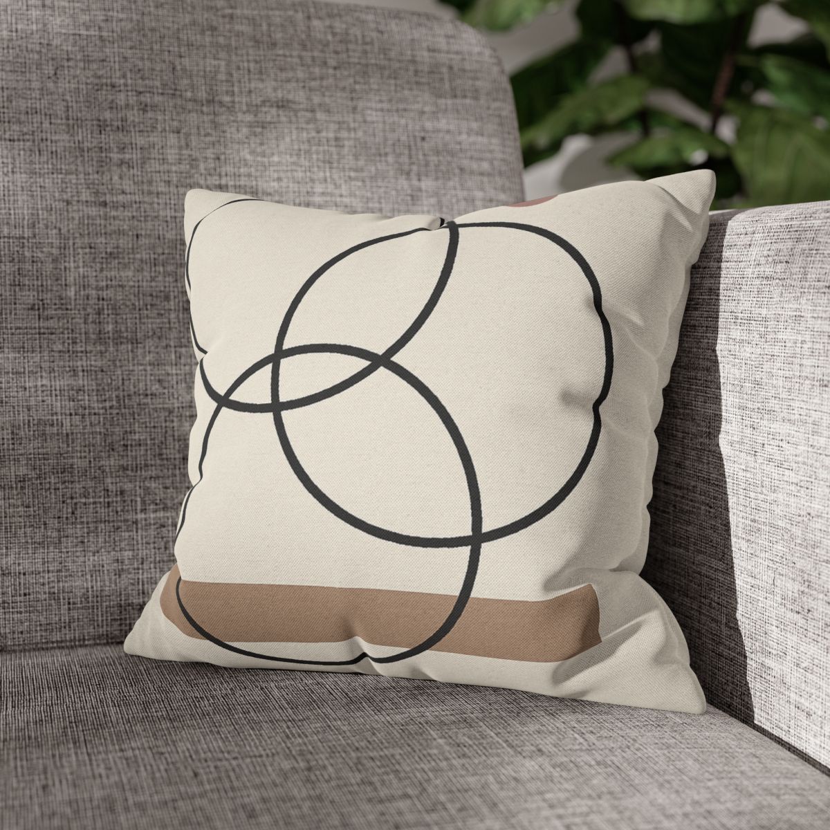 Staggered Rings And Slim Bar comfortable bedding pillow covers