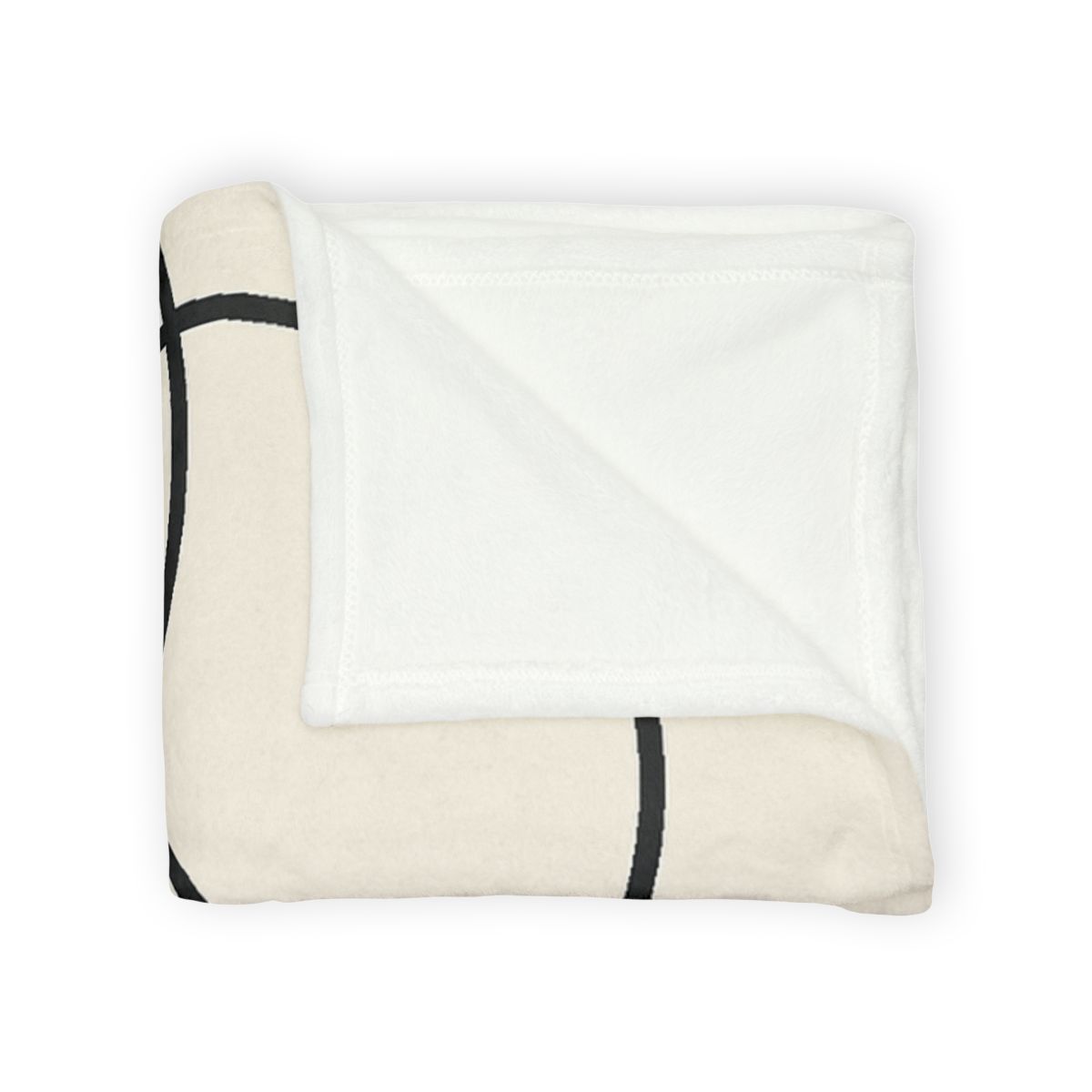 Staggered Rings And Slim Bar decorative home blankets