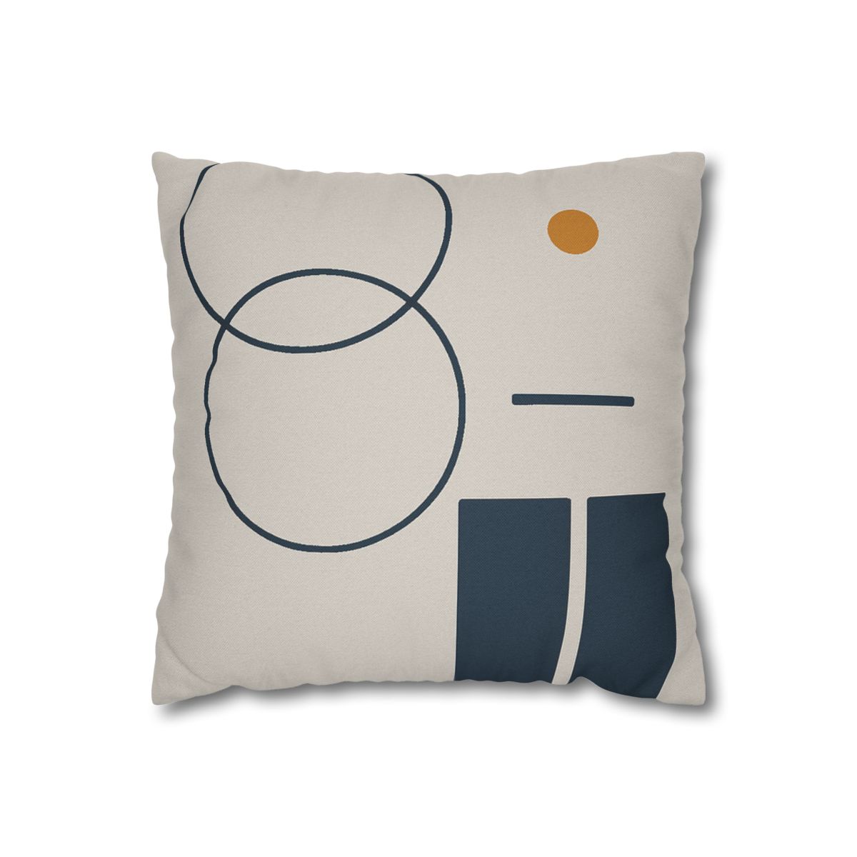 Staggered Rings Over Split Rectangle trendy patterned pillow cases