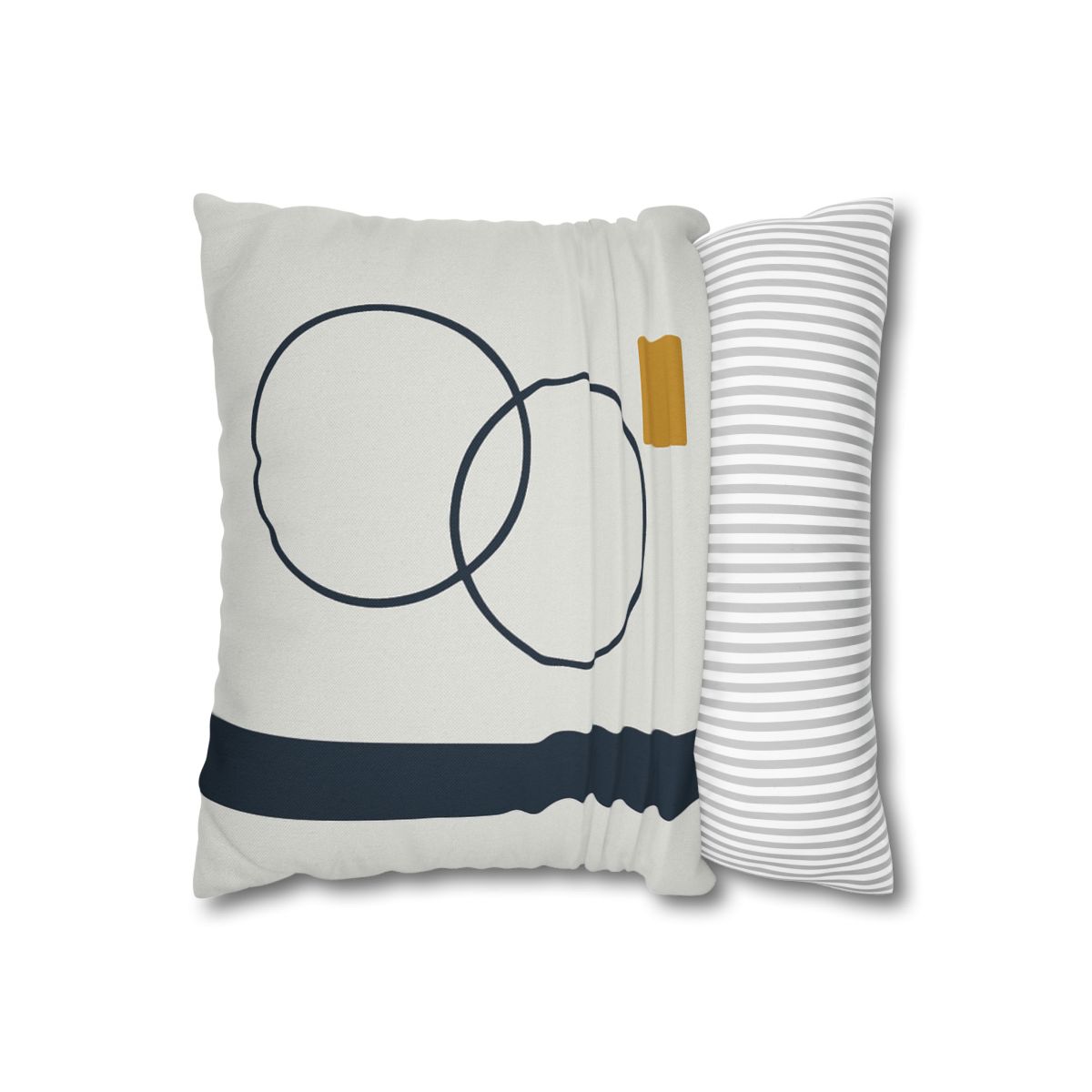 Staggered Rings With Anchored Column custom pillow cases