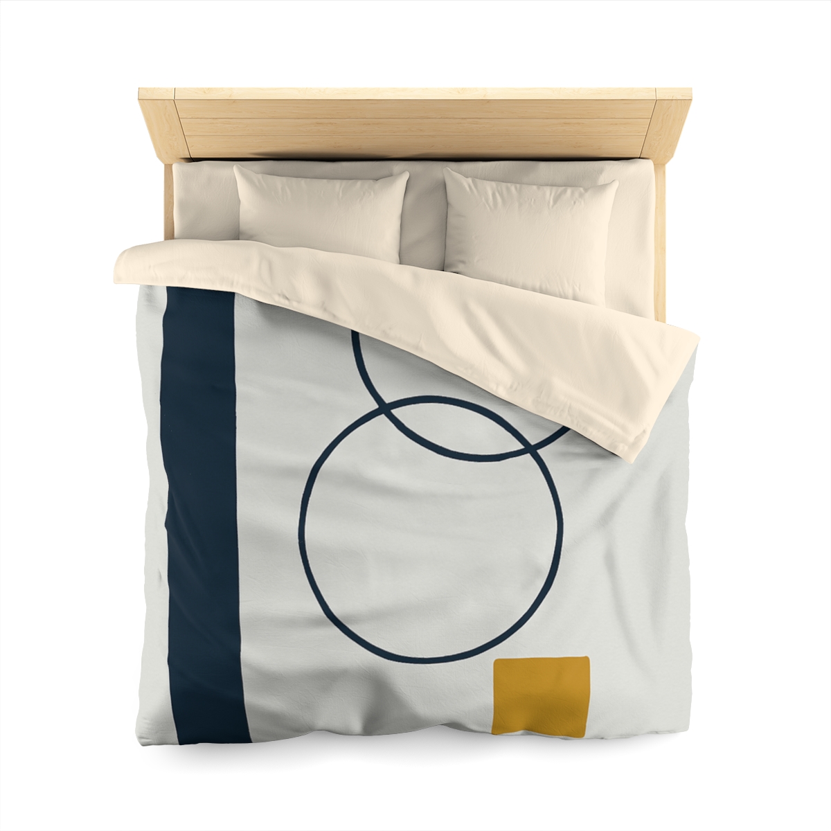 Staggered Rings With Anchored Column soft comforter duvets