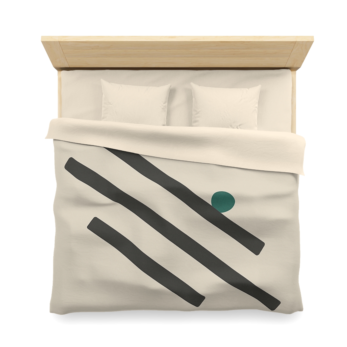 Staggered Short Bars With Quiet Dot warm winter duvets