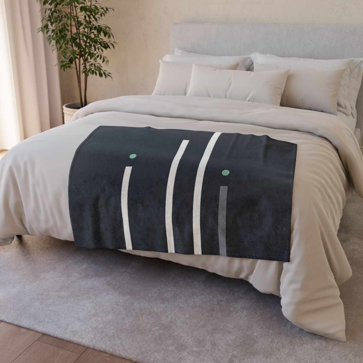 Staggered Starfield Bars stylish throw blankets