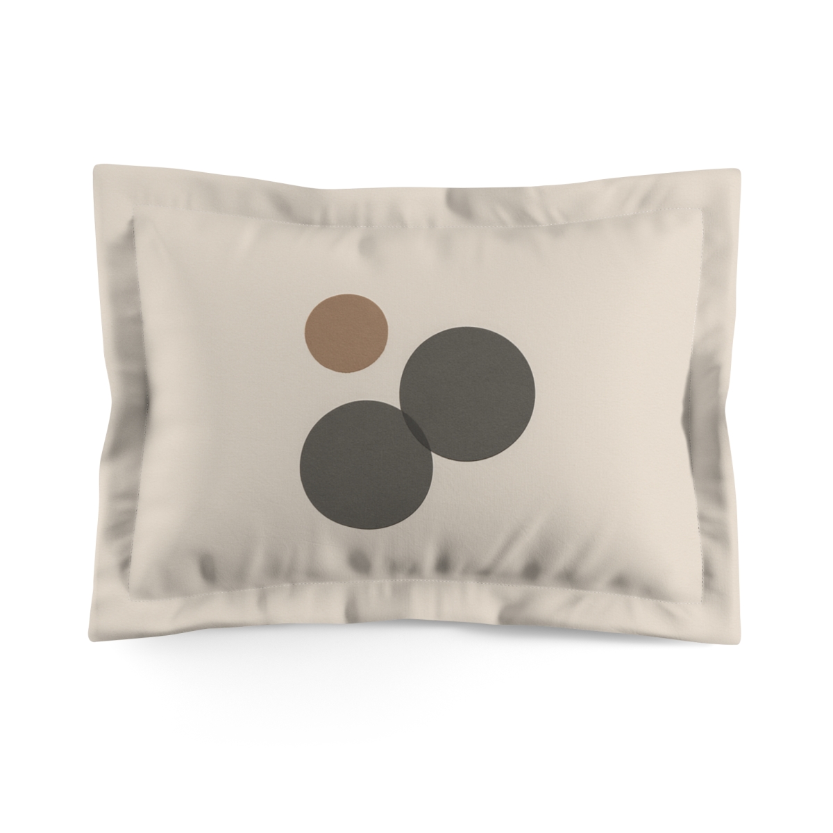 Staggered Triad Of Circles trendy accent pillows