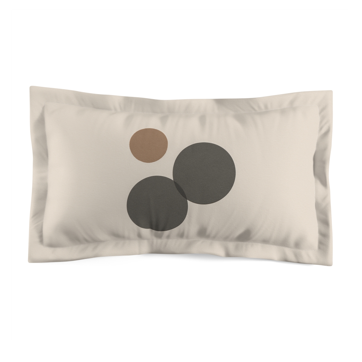 Staggered Triad Of Circles trendy accent pillows