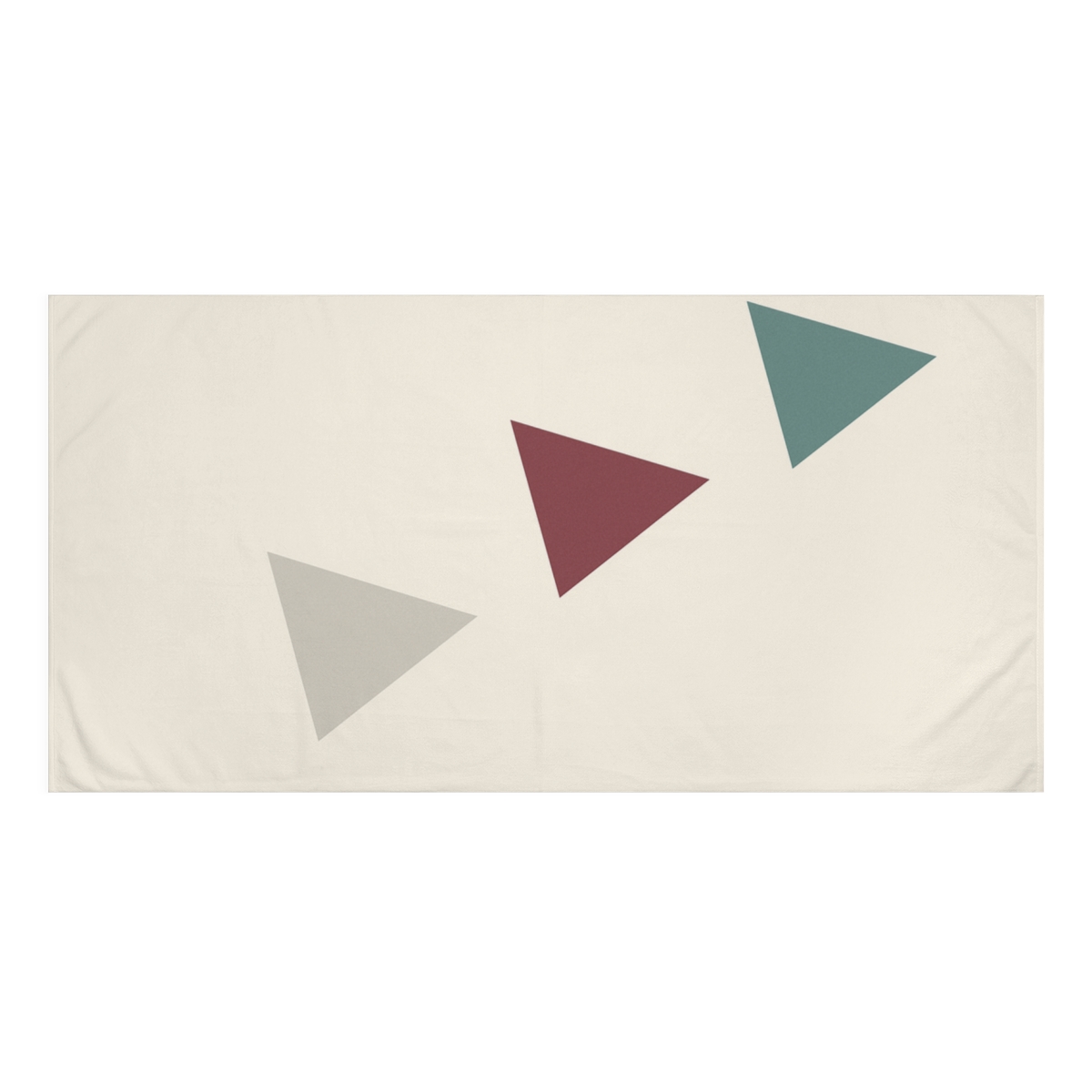 Staggered Triangle Rhythm trendy hand towels
