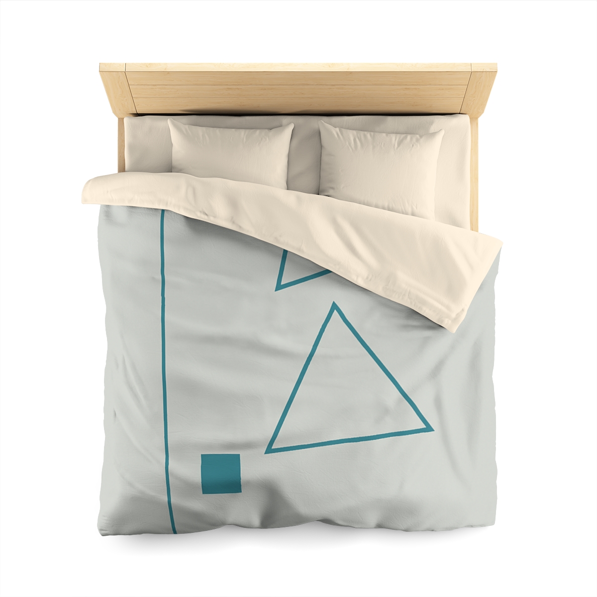 Staggered Triangles With Silent Axis personalized bedding duvets