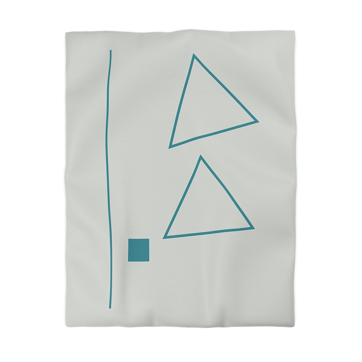Staggered Triangles With Silent Axis personalized bedding duvets