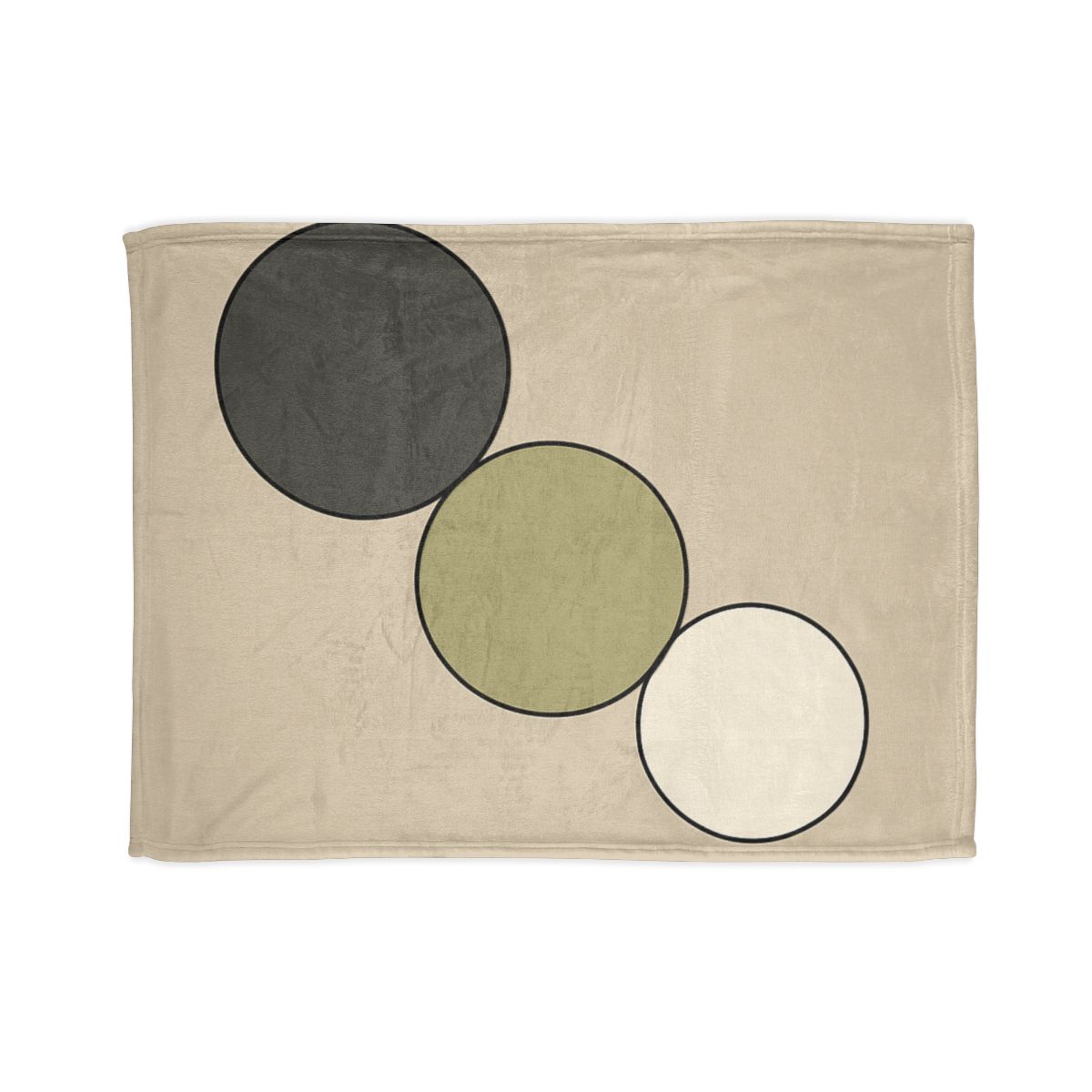 Staggered Trio Of Circles Harmony unique gift blankets