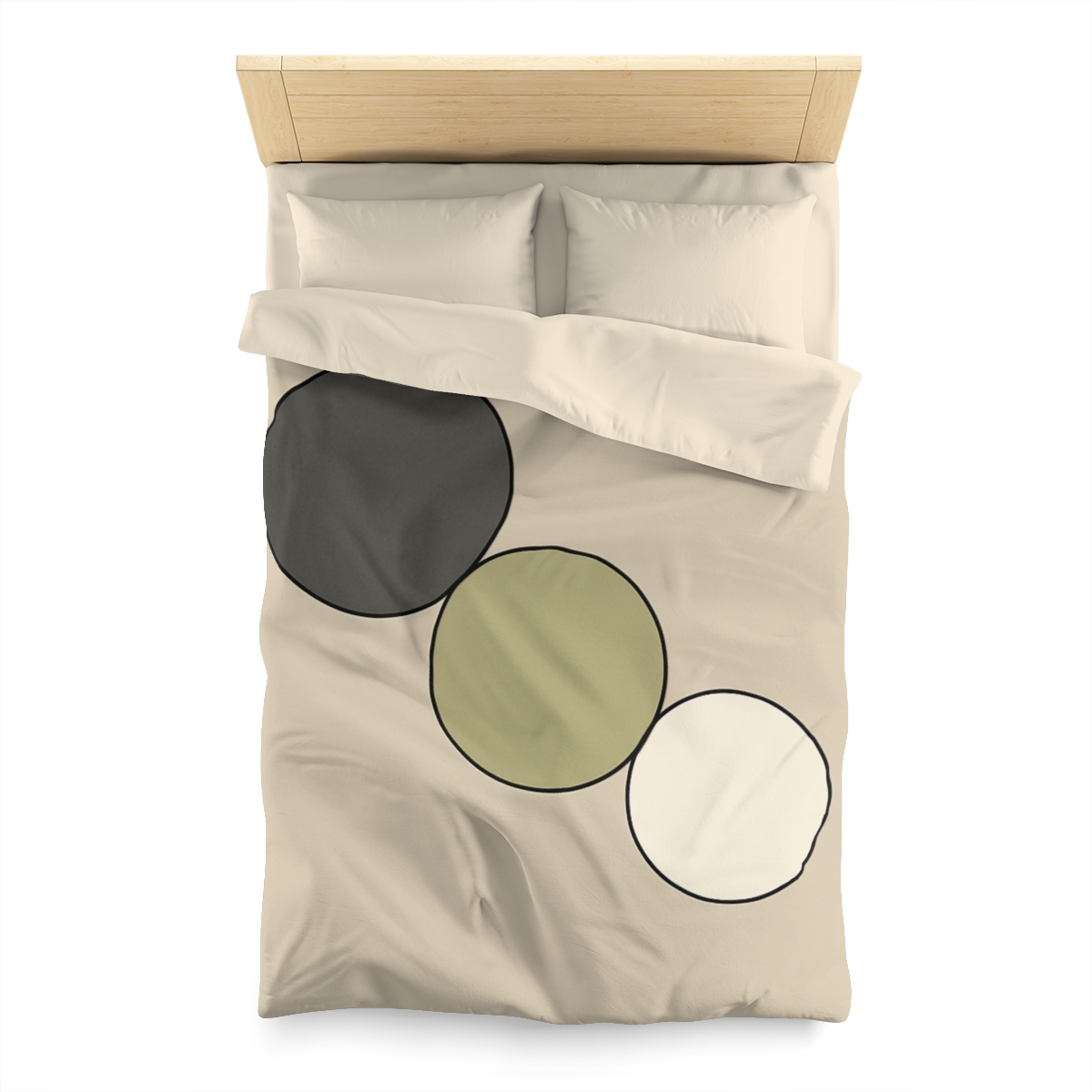 Staggered Trio Of Circles Harmony stylish duvet covers