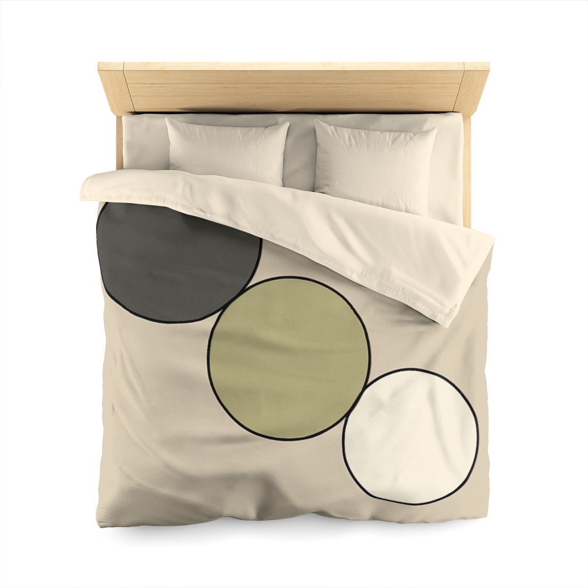 Staggered Trio Of Circles Harmony stylish duvet covers