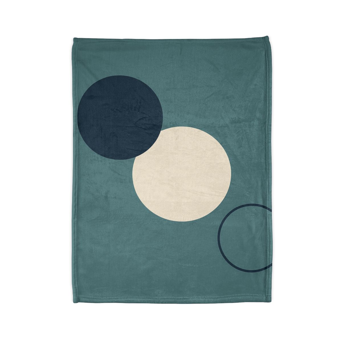 Staggered Trio Of Circles Harmony designer printed blankets