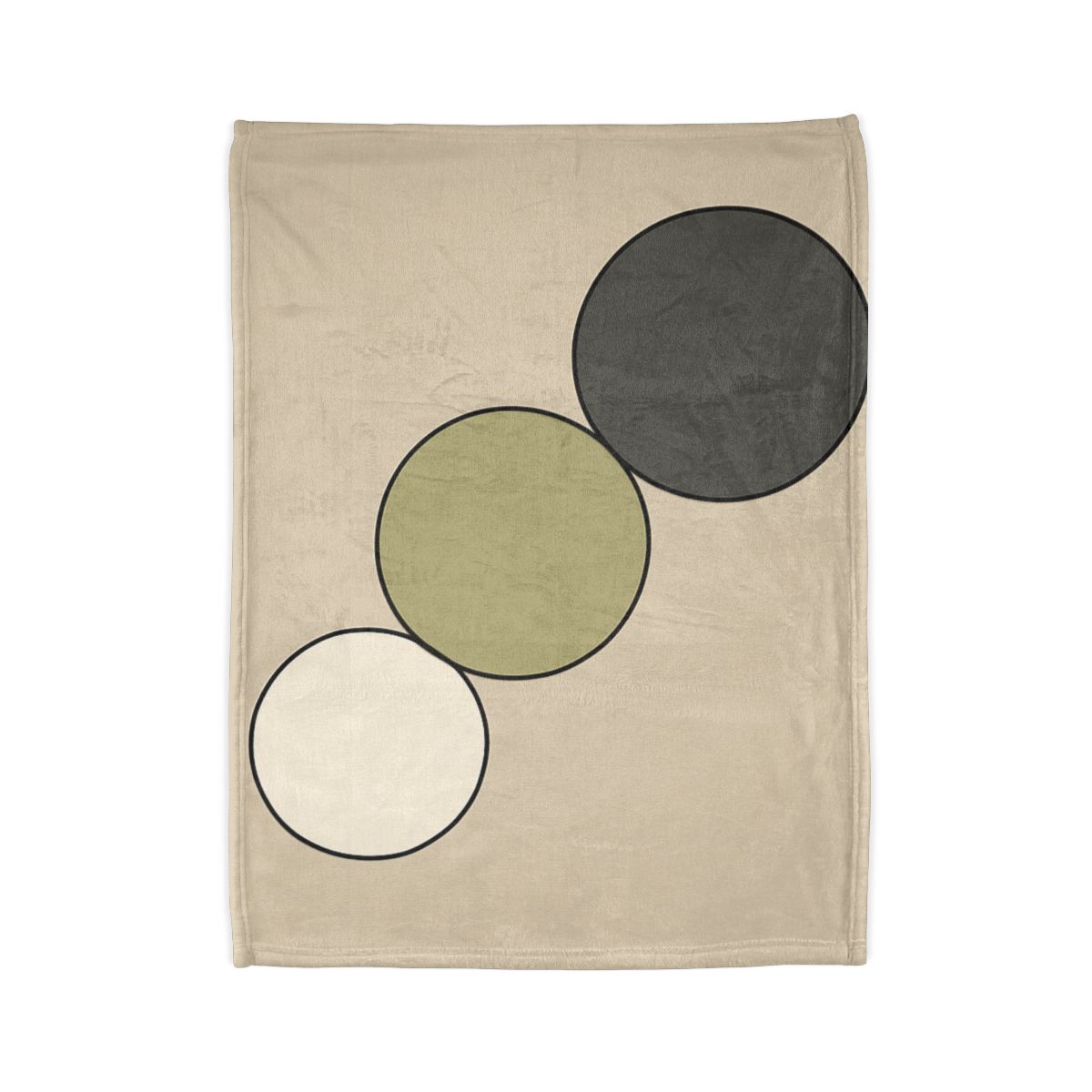 Staggered Trio Of Circles Harmony unique gift blankets